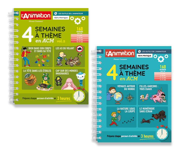 Pack 4 semaines à thème - Tome 1 + Tome 2
