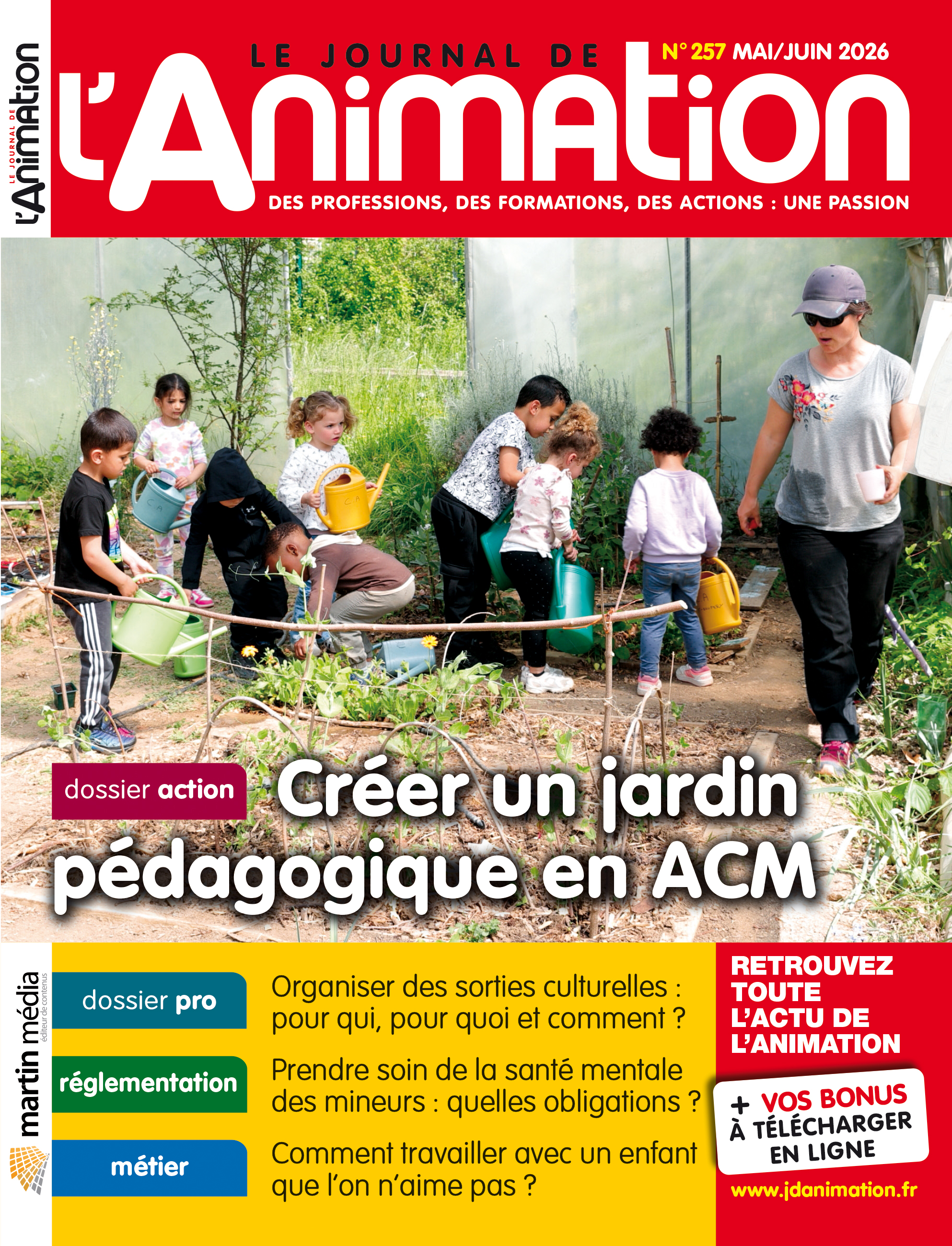 Le Journal de l'Animation 257 - mai/juin 2026